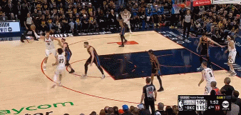 就是碾压！约基奇推土机式背打卡鲁索 直接抛投追到差4分！